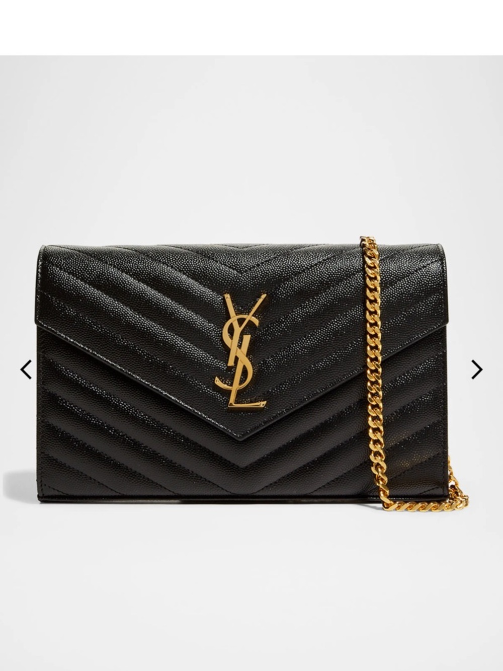 YSL Monogram Large Wallet on Chain